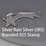 Shooting Star Crawler Earrings in Sterling Silver, Silver or Gold, Star Ear Crawlers, Ear Climbers