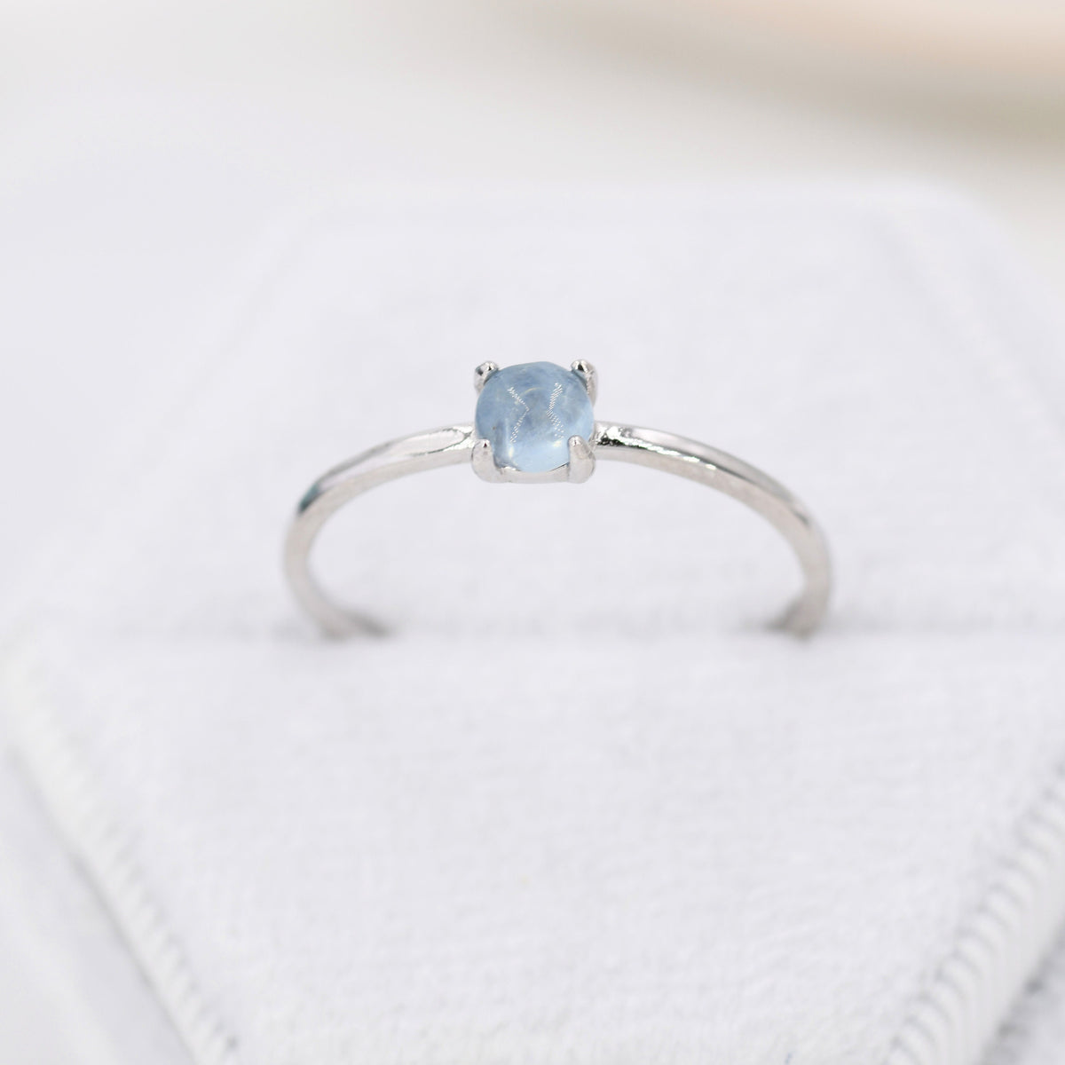 Aquamarine Gemstone Ring