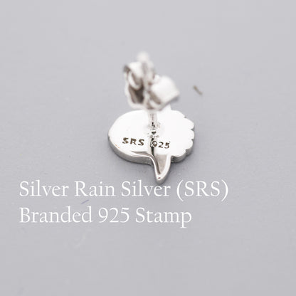 Ocean Sunfish Fish Stud Earrings in Sterling Silver, Cute Sun Fish Earrings, Mola Mola Earrings, Nature Inspired Animal Earrings