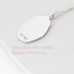 Daffodil Flower Oval Pendant Necklace in Sterling Silver, Silver or Gold, March Birth Flower, Nature Inspired Flower Disk Necklace