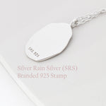 Poppy Flower Oval Pendant Necklace in Sterling Silver, Silver or Gold, August Birth Flower, Nature Inspired Flower Disk Necklace