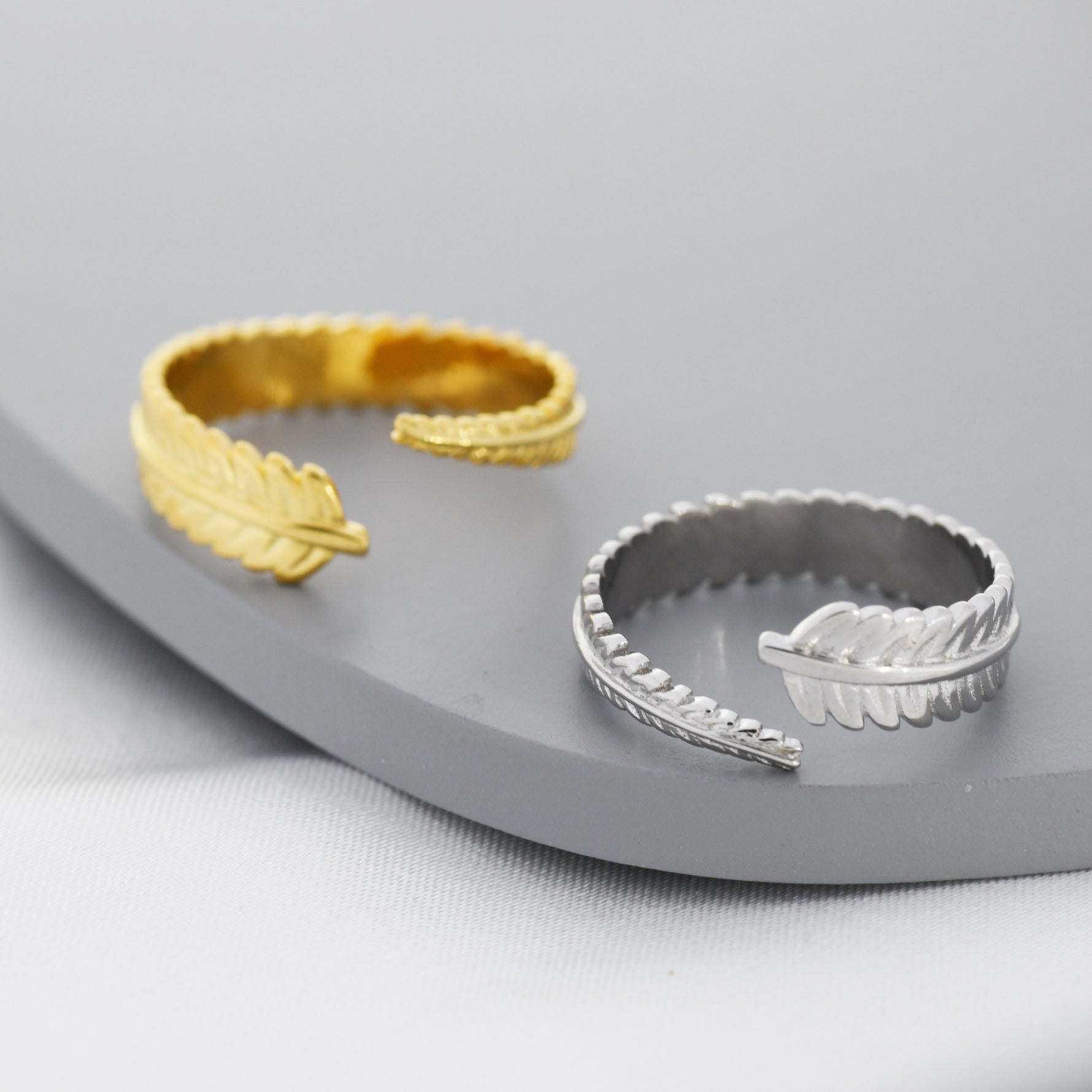 Fern Leaf Open Ring
