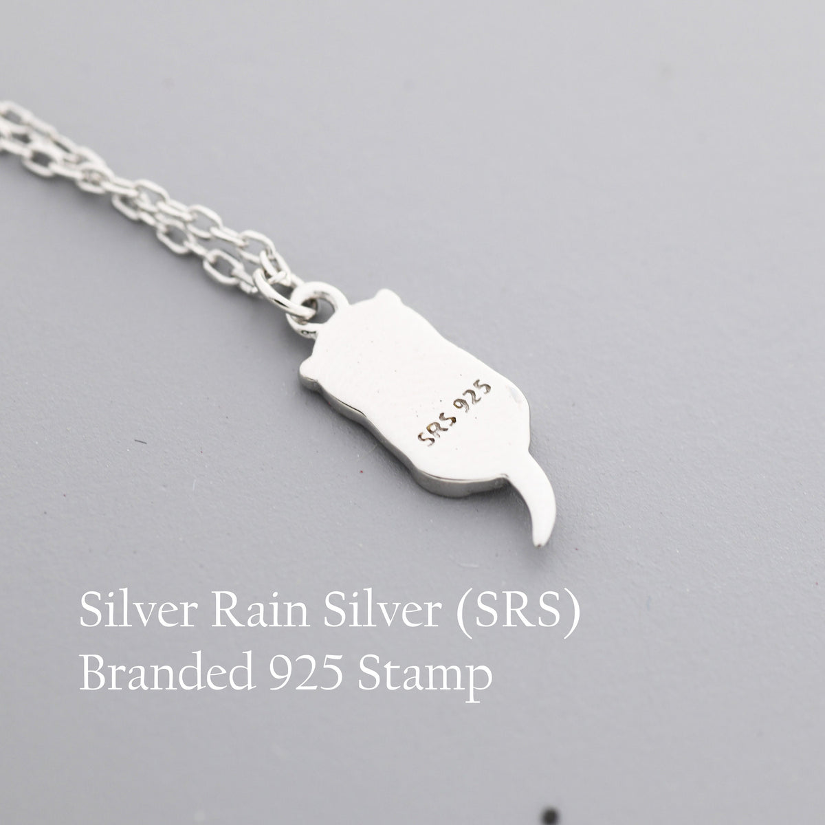 Otter Pendant Necklace in Sterling Silver, Cute Otter Necklace, Silver Otter Necklace, Woodland Animal Necklace