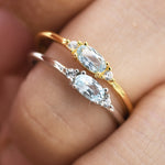 Swiss Blue Topaz Gemstone Ring