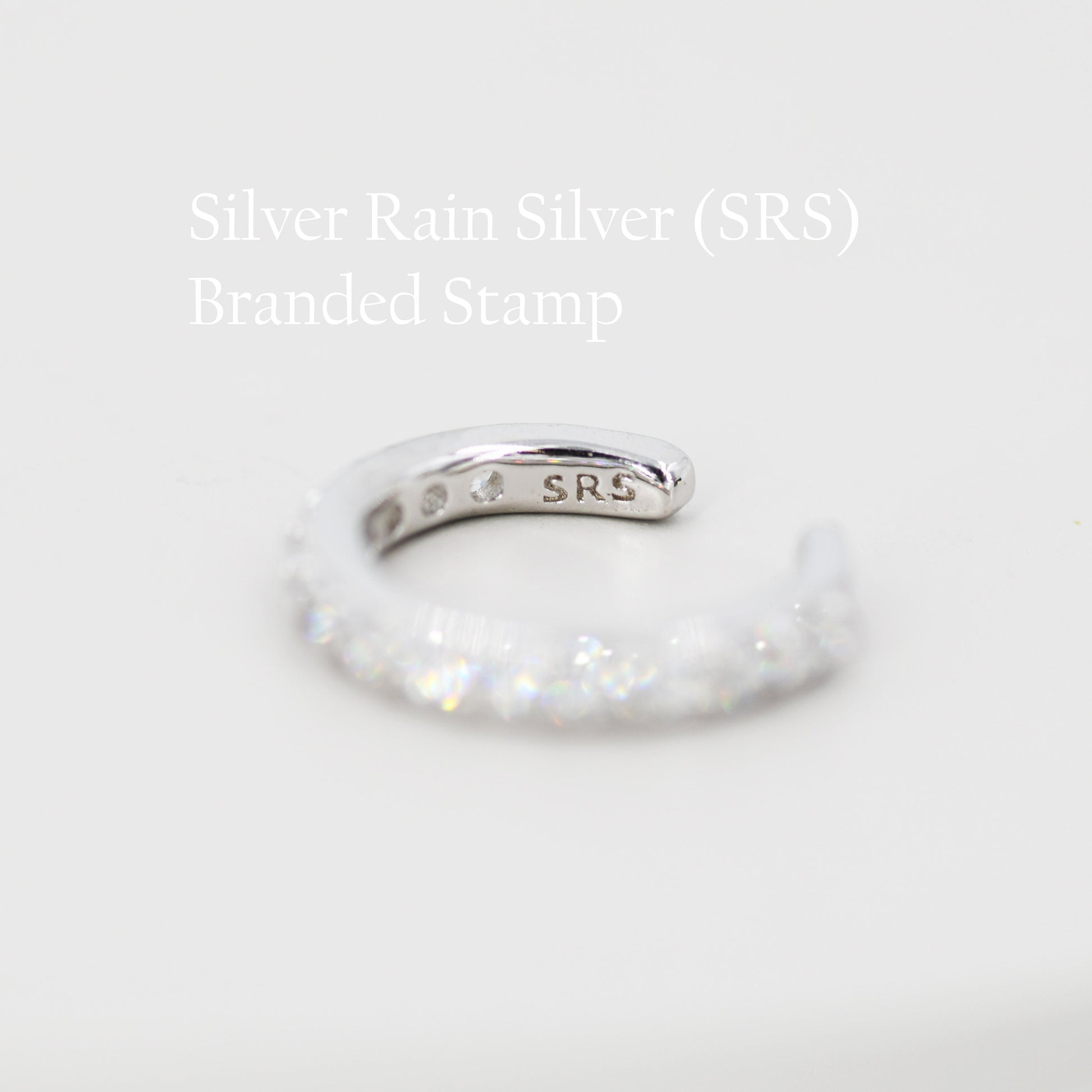 Gradient Colour Ear Cuff in Sterling Silver, Ombre Ear Cuff, Simple Piercing Free Earrings, Minimalist Ear Cuff,