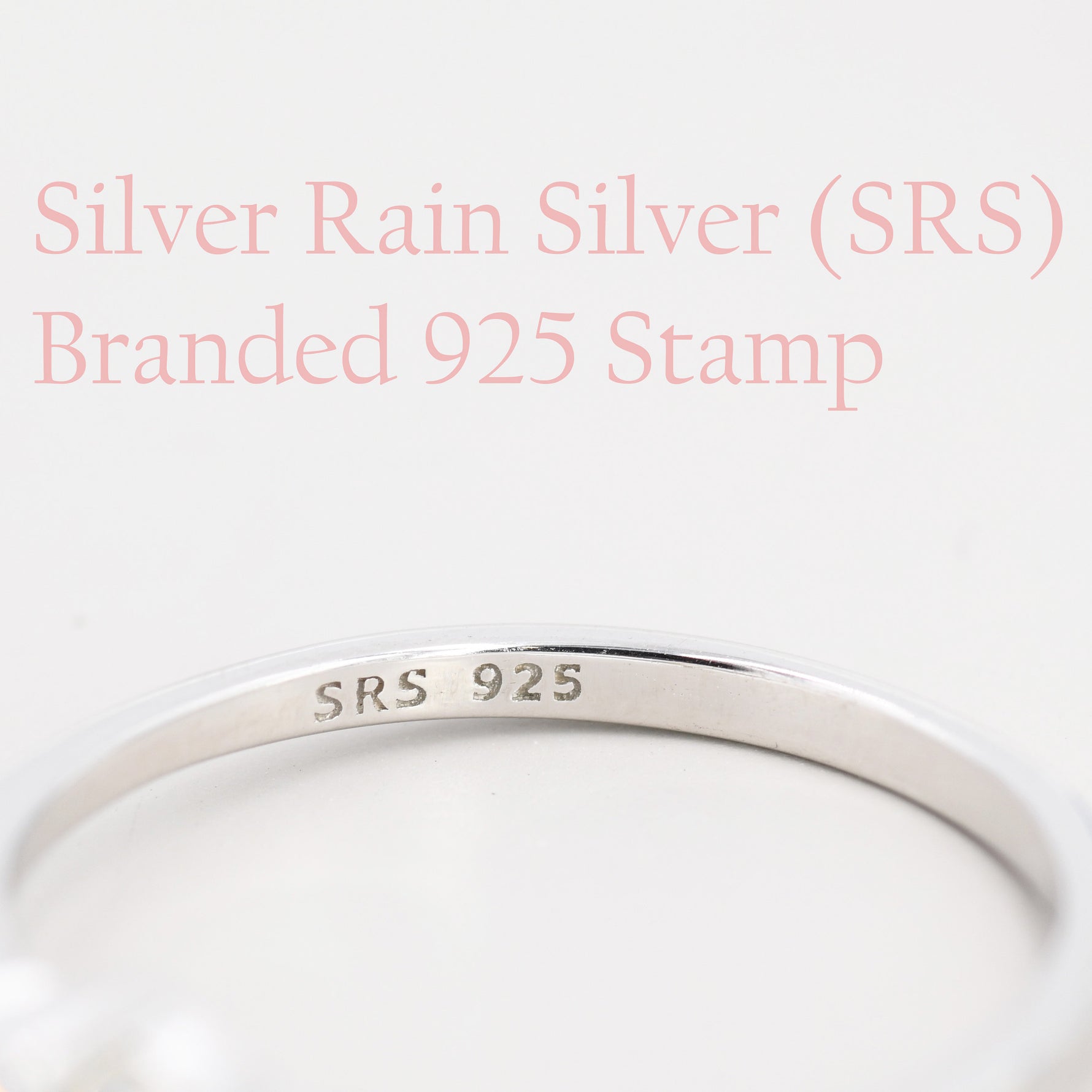 Sterling Silver Simulated Moonstone Ring with CZ Crystals, Stacking Ring, Silver Skinny Ring, Size US 5-8