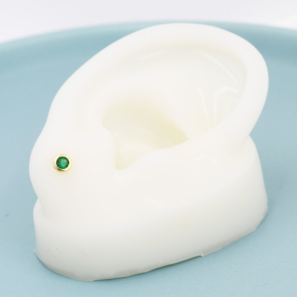 Sterling Silver Tiny Birthstone Stud Earrings, 4mm Birthstone CZ Earrings, Silver, Gold or Rose Gold, Stacking Earrings