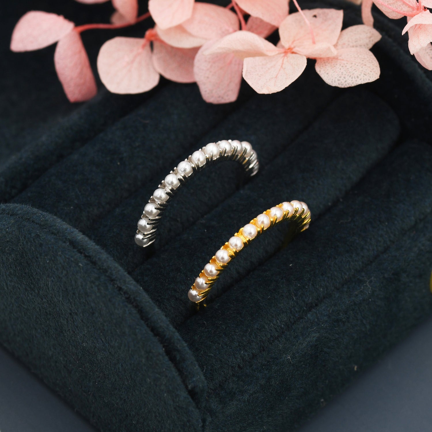Mother of Pearl Eternity Ring