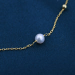 Freshwater Pearl Satellite Chain Necklace