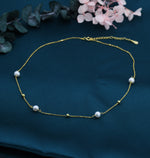 Freshwater Pearl Satellite Chain Necklace