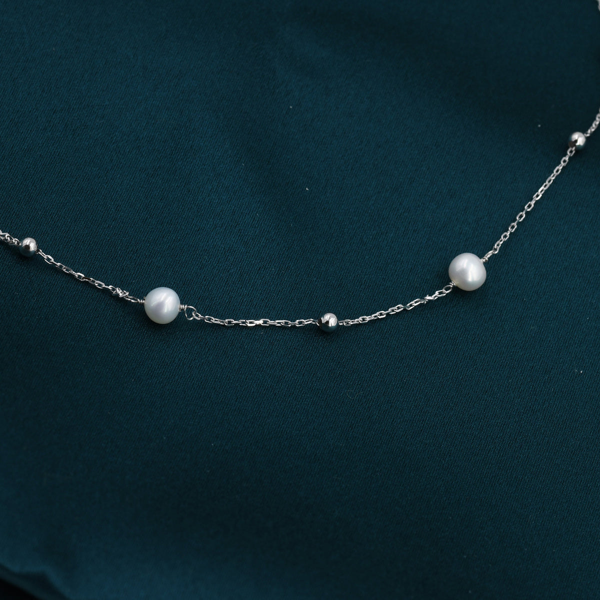 Freshwater Pearl Satellite Chain Necklace