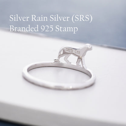 Leopard Ring in Sterling Silver, Cheetah Ring, Animal Jewellery, Fun and Quirky US 5 - 8,
