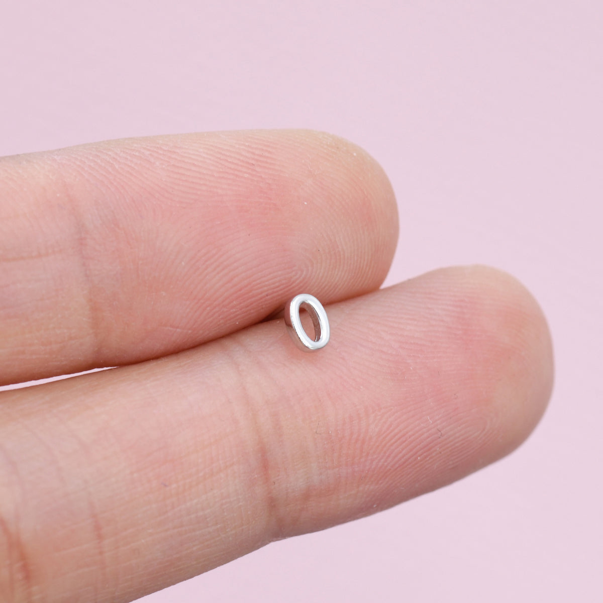 ONE Tiny Number Stud Earring in Sterling Silver, Silver, Rose Gold, Gold, Personalised, Stacking Earrings, Extra Tiny
