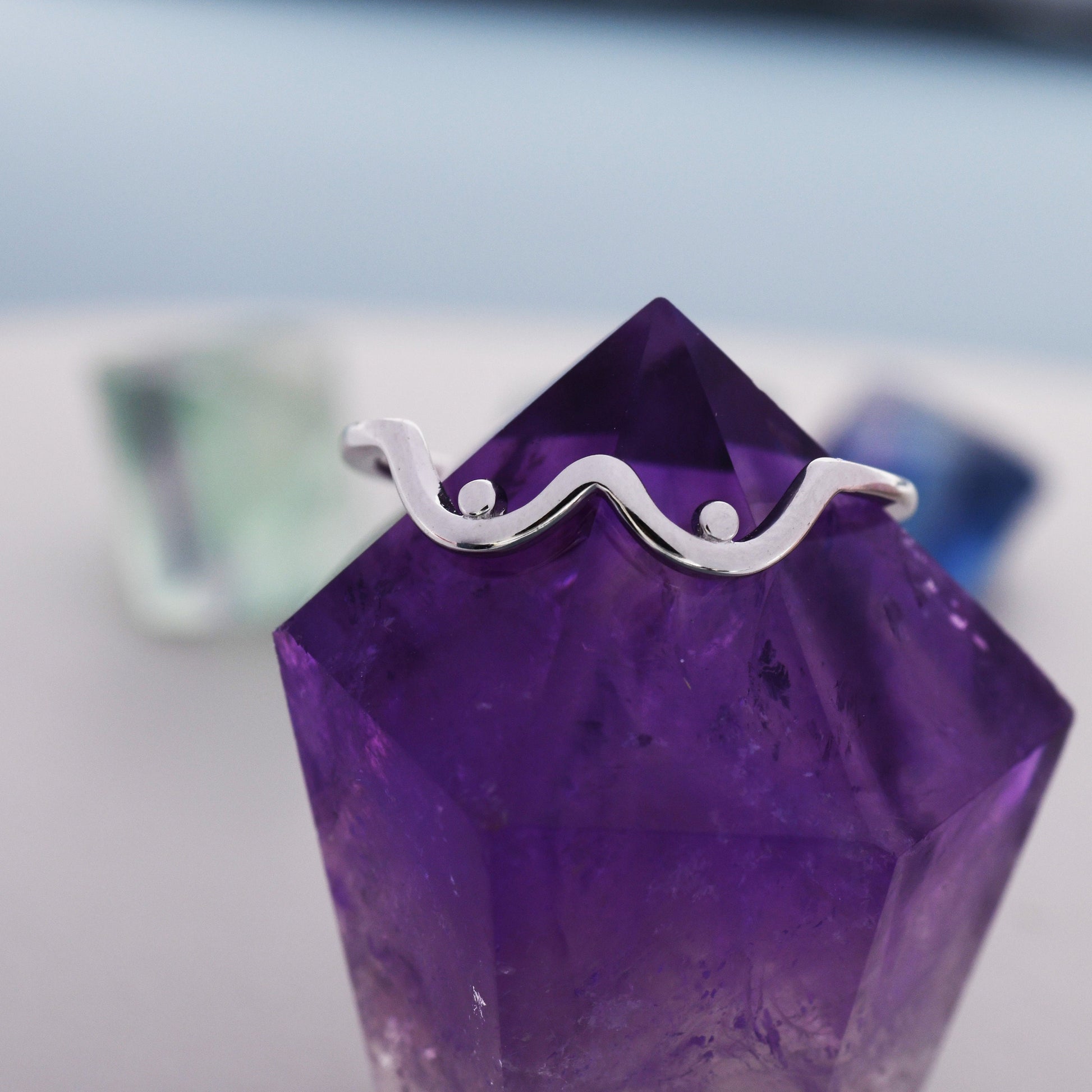 Boob Ring in Sterling Silver, Breast Ring, Feminist Ring, Feminine Ring, US 5-8