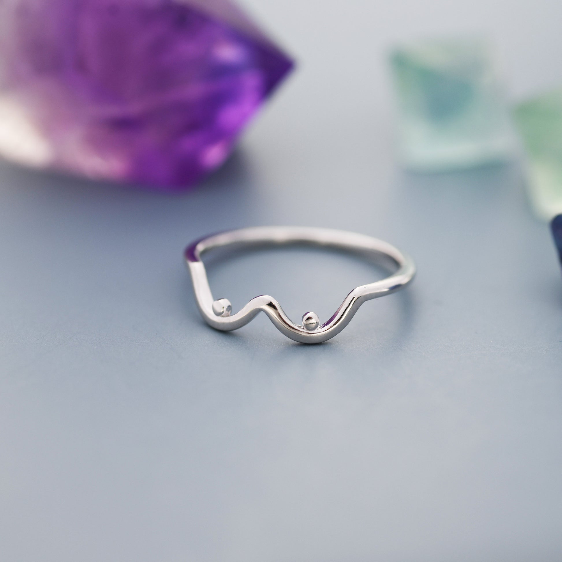 Boob Ring in Sterling Silver, Breast Ring, Feminist Ring, Feminine Ring, US 5-8