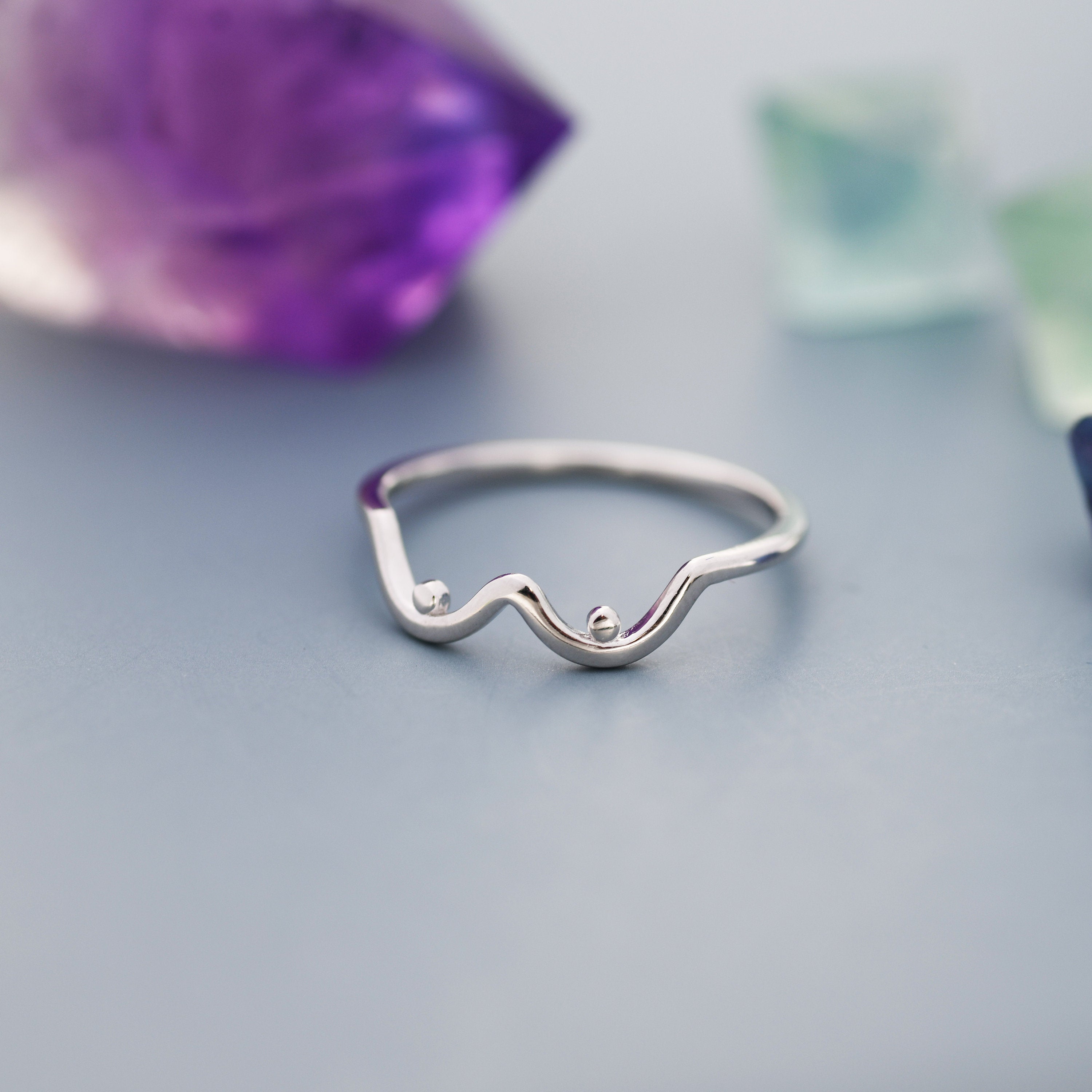 Boob Ring in Sterling Silver, Breast Ring, Feminist Ring, Feminine Ring, US 5-8