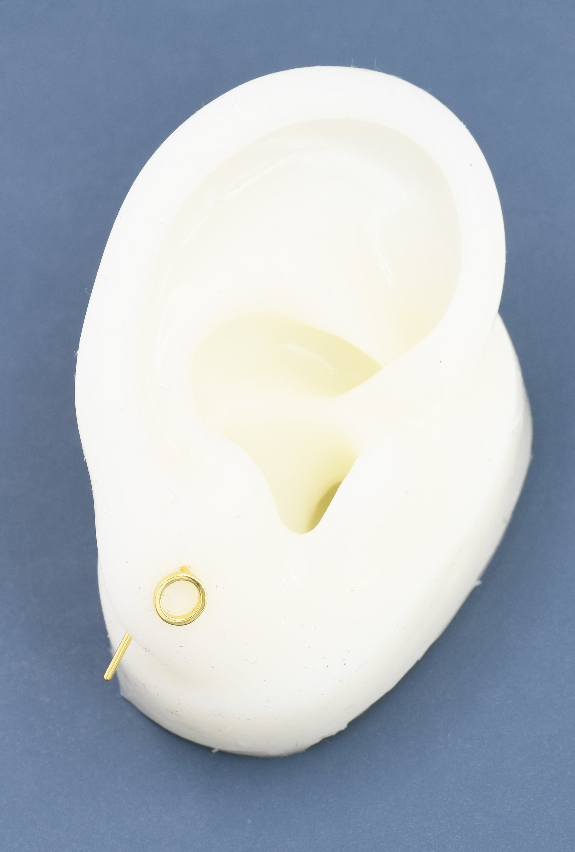 Mini Circle Ear Jacket in Sterling Silver, Silver, Gold or Rose Gold, Tiny Circle Threader Earrings, Minimalist and Geometric