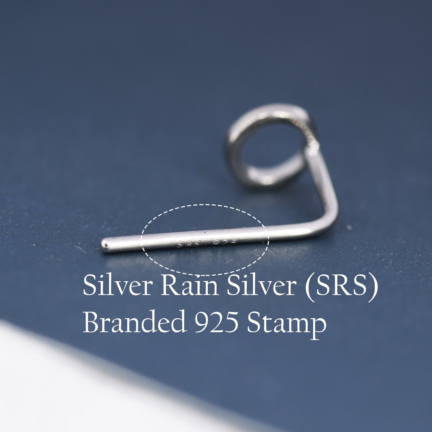 Mini Circle Ear Jacket in Sterling Silver, Silver, Gold or Rose Gold, Tiny Circle Threader Earrings, Minimalist and Geometric