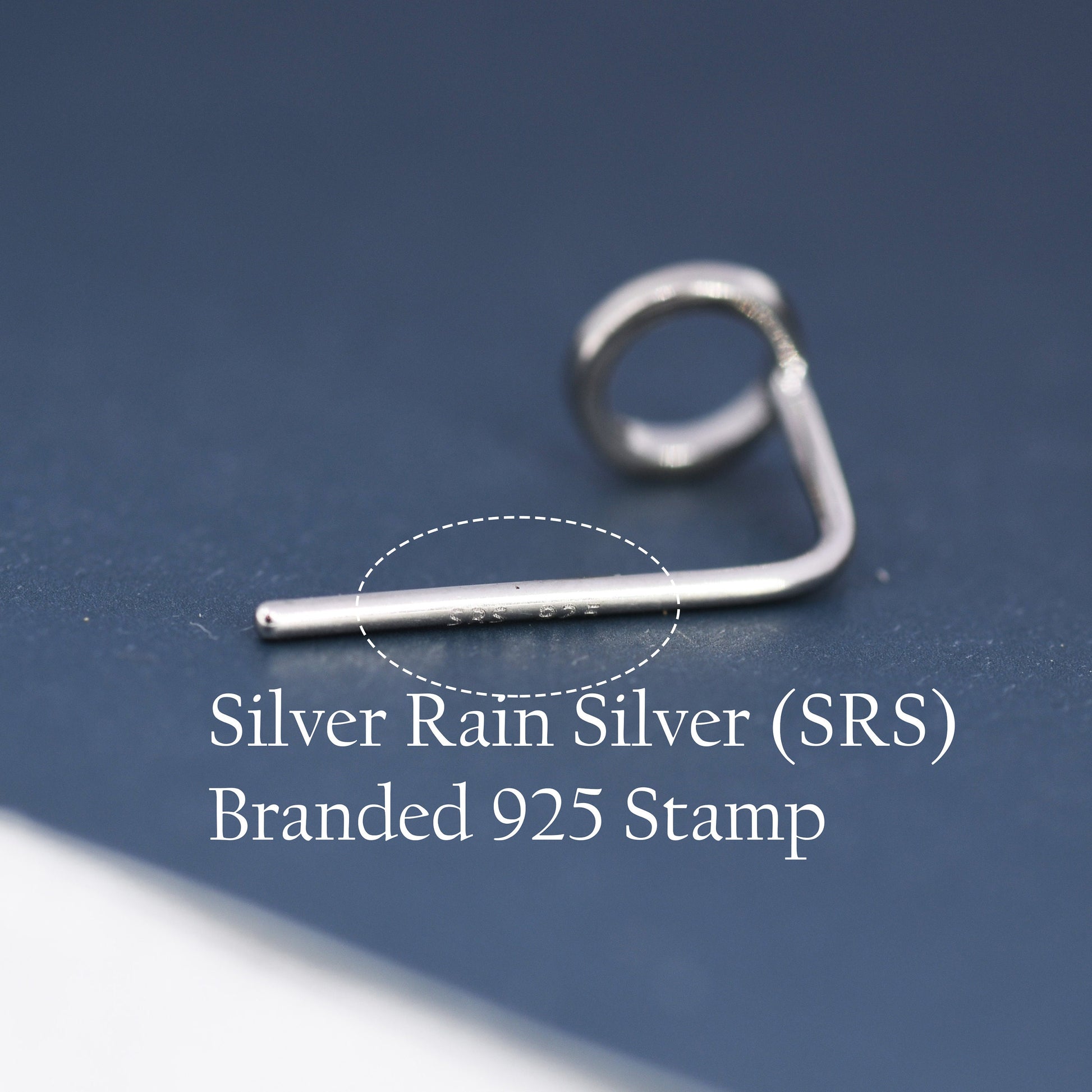 Mini Circle Ear Jacket in Sterling Silver, Silver, Gold or Rose Gold, Tiny Circle Threader Earrings, Minimalist and Geometric