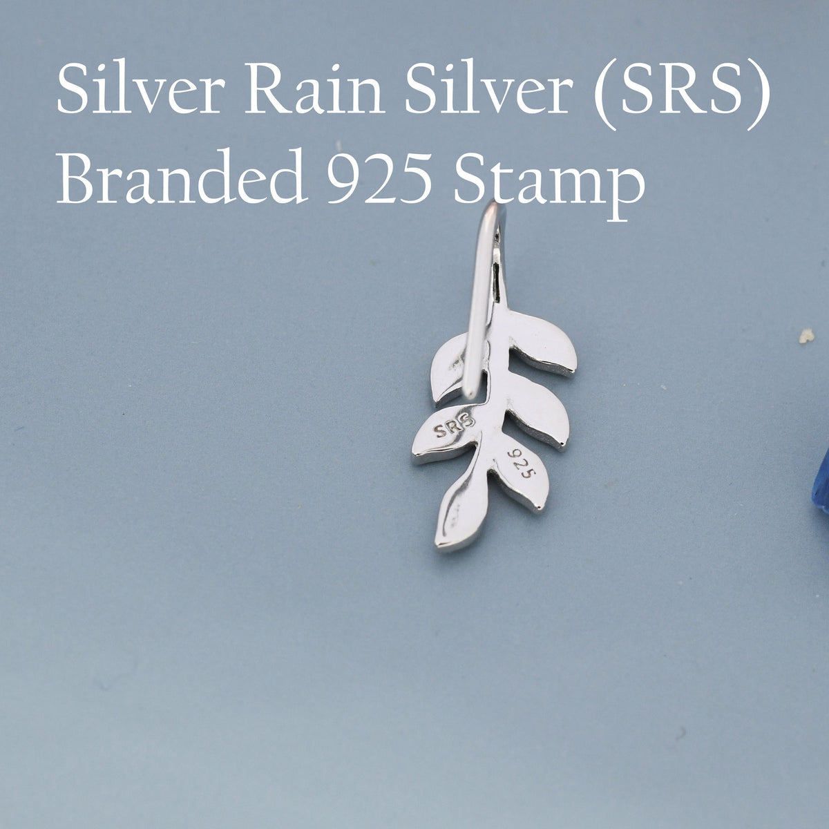 Olive Leaf Mini Crawler Earrings in Sterling Silver, Silver, Gold or Rose Gold, Olive Branch Climber Earrings, Nature Inspired Ear Climbers