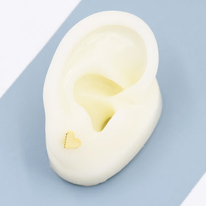 Half Circle Stud Earrings in Sterling Silver, Silver, Gold or Rose Gold over Sterling Silver, Geometric Open Circle Earrings, Semi Circle