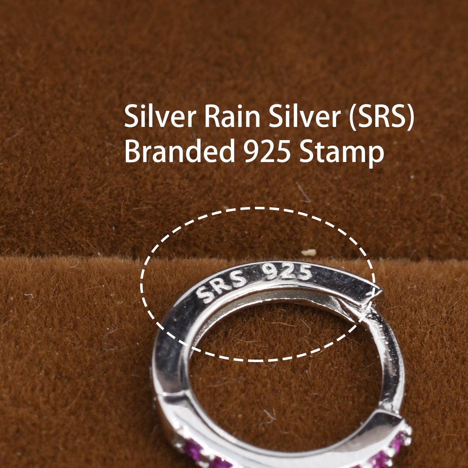 Garnet Red CZ Crystal Huggie Hoops in Sterling Silver, Silver or Gold, 6mm, 7mm and 8mm Minimalist Hoop Earrings, January Birthstone