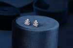 Monstera Earrings in Sterling Silver, Silver, Gold and Rose Gold, Monstera Leaf Stud Earrings, Leaf Earrings, Plant Earrings, Nature