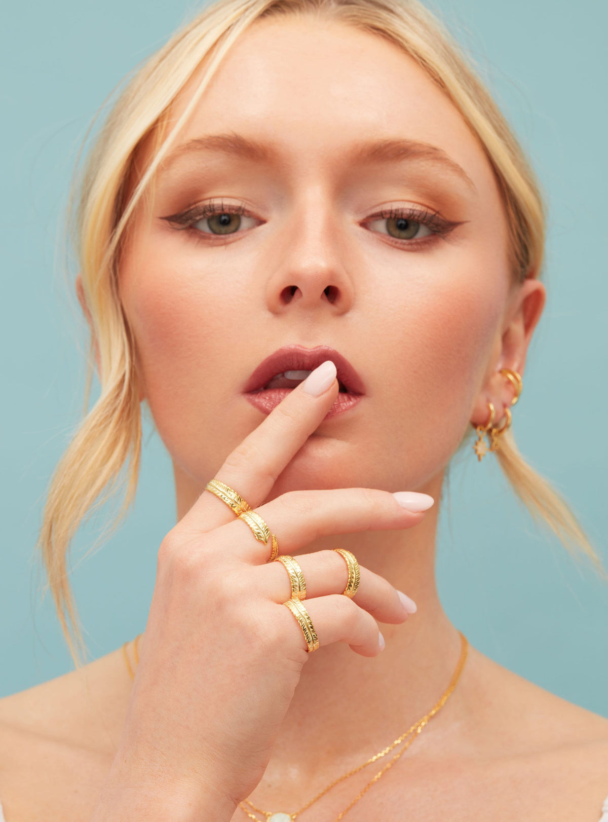 Fern Leaf Open Ring