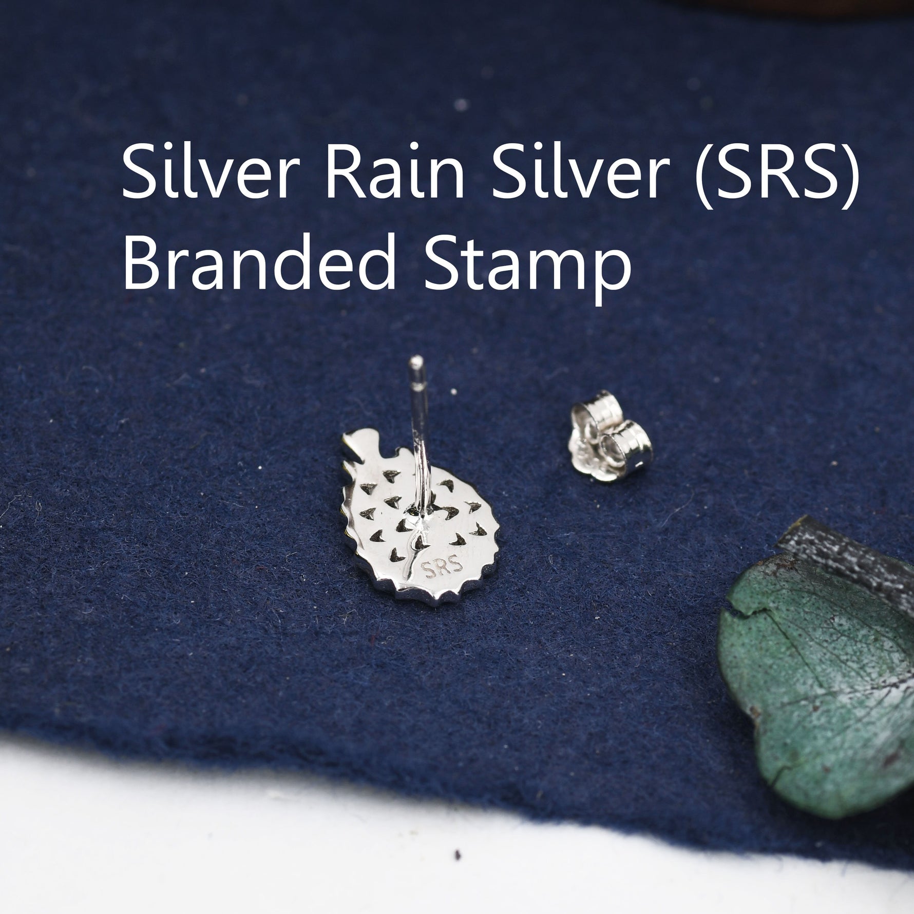Sterling Silver Puffer Fish Stud Earrings in Sterling Silver, Silver Fish Earrings, Silver Puffer Fish Earrings, Silver or Gold, Blowfish