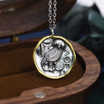 Owl of Athena Coin Pendant Necklace