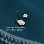 Cute Little Ladybird Stud Earrings in Sterling Silver, Silver or Gold, Nature Inspired Animal Earrings, Ladybug Earrings