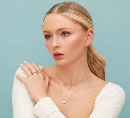 Multicolour CZ Infinity Ring in Sterling Silver, Silver or Gold, Dotted Bezel CZ Ring, Simulated Tourmaline US 5 - 8