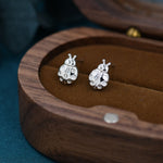 Cute Little Ladybird Stud Earrings in Sterling Silver, Silver or Gold, Nature Inspired Animal Earrings, Ladybug Earrings