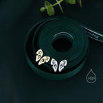 Half Butterfly Stud Earrings in Sterling Silver, Silver or Gold, Butterfly Wing Earrings, Fun and Quirky Jewellery