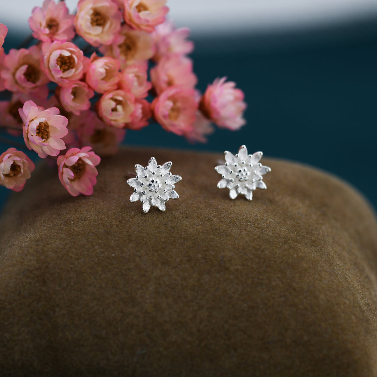 Chrysanthemum Stud Earrings