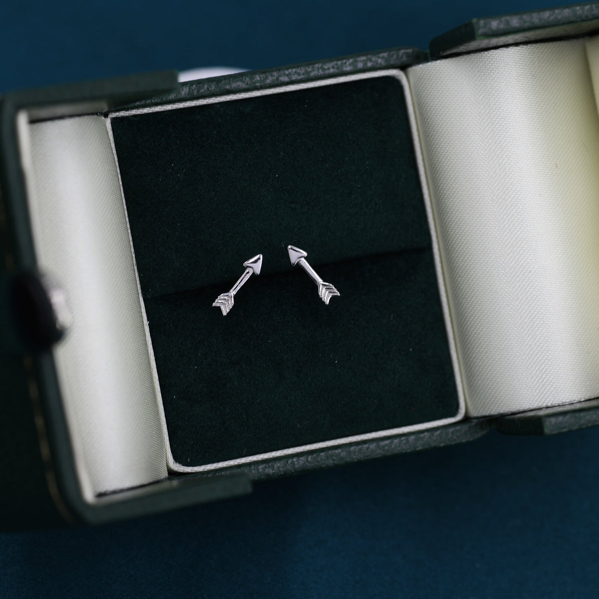 Sterling Silver Tiny Little Arrow Stud Earrings, Silver or Gold, Dainty, Cute, Quirky and Fun Jewellery