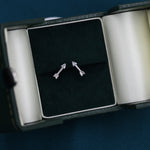 Sterling Silver Tiny Little Arrow Stud Earrings, Silver or Gold, Dainty, Cute, Quirky and Fun Jewellery