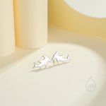 Hammerhead Shark Stud Earrings in Sterling Silver, Silver or Gold, Shark Earrings, Fish Earrings, Silver Shark Earrings