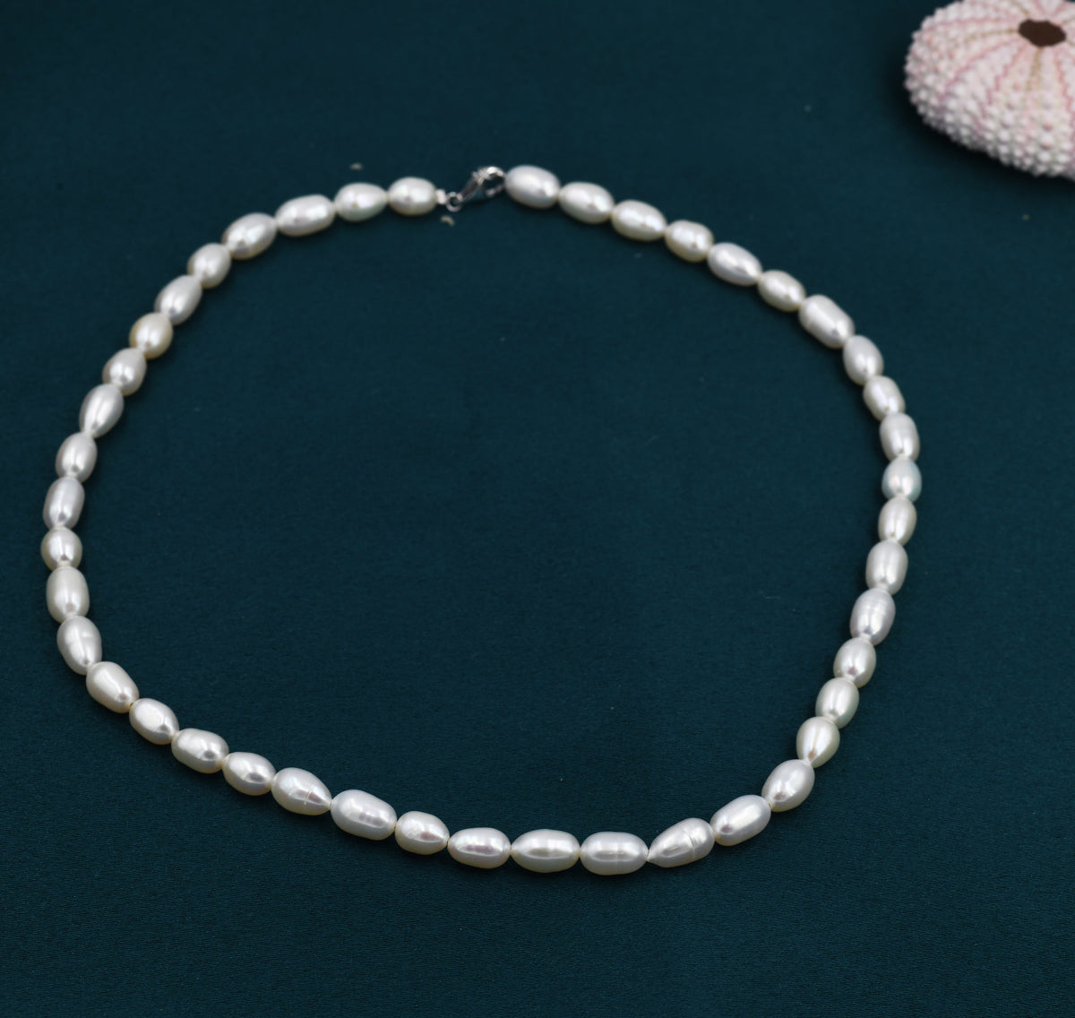 Freshwater Pearl Bead Chain Necklace