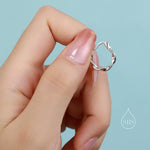 Mobius Strip Huggie Hoops in Sterling Silver, Gold, Rose Gold or Black, 8mm or 10mm, Minimalist Simple Hoop Earrings, Mobius Ring Huggies