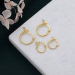 Cobra Snake Huggie Hoops in Sterling Silver, Gold, Rose Gold or Black, 8mm or 12mm, Snake Earrings, Snake Hoops