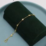 CZ Floating Station Bracelet / Anklet