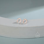 Tiny Horseshoe Stud Earrings in Sterling Silver, Silver, Gold or Rose Gold, Horse Shoe Stud, Horse Shoe Earrings, Horseshoe Good Luck Charms