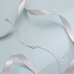 Green CZ Olive Leaf Motif Bracelet