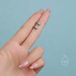 Small Buddha Head Stud Earrings in Sterling Silver, Buddhist Earrings, Zen Earrings, Buddha Earrings
