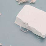 Minimalist Geometric Circle Ring
