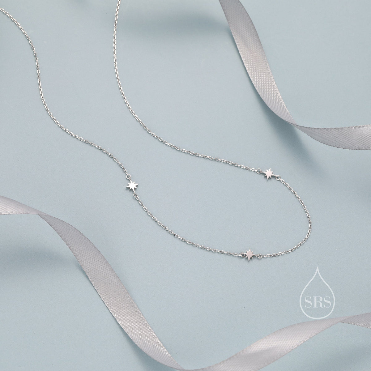 Starburst Bracelet/Necklace in Sterling Silver, North Star Bracelet/ Necklace, Sunburst/Star Bracelet/ Necklace, Star Motif