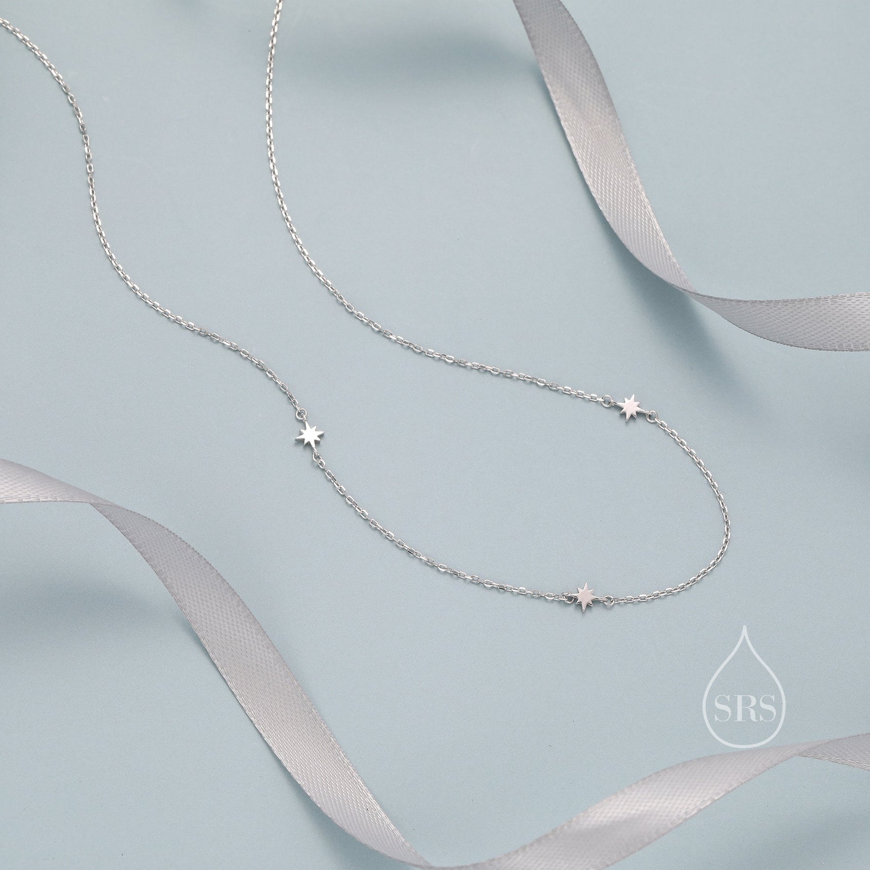 Starburst Bracelet/Necklace in Sterling Silver, North Star Bracelet/ Necklace, Sunburst/Star Bracelet/ Necklace, Star Motif