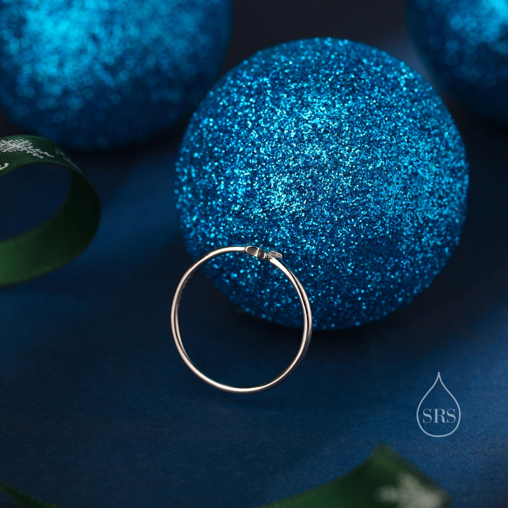 Extra Tiny Little Star Skinny Ring in Sterling Silver, Single Star Delicate Ring, Silver Star Ring, Simple and Minimal