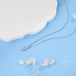 Tiny Little CZ Leaf Pendant Necklace in Sterling Silver, Green or Clear CZ, Olive Leaf Necklace, Olive Branch Necklace, Nature Inspired